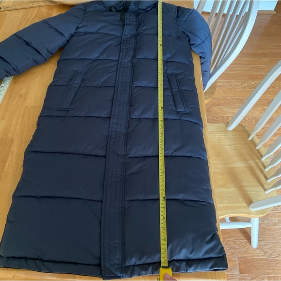 Dualist Stella Coat Womens T1 Navy Hooded Long Puffer Parka Synthetic Insulated - Picture 14 of 16